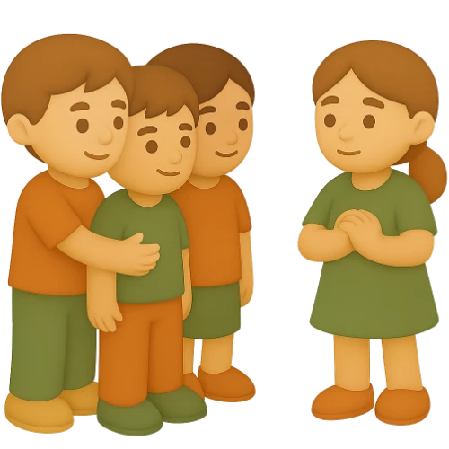Personalisiertes Kinderbuch über Gruppendruck