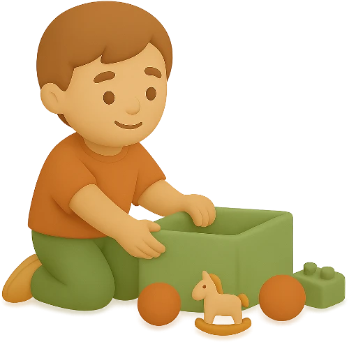 Aufräumen: persönliches Kinderbuch zum Staunen