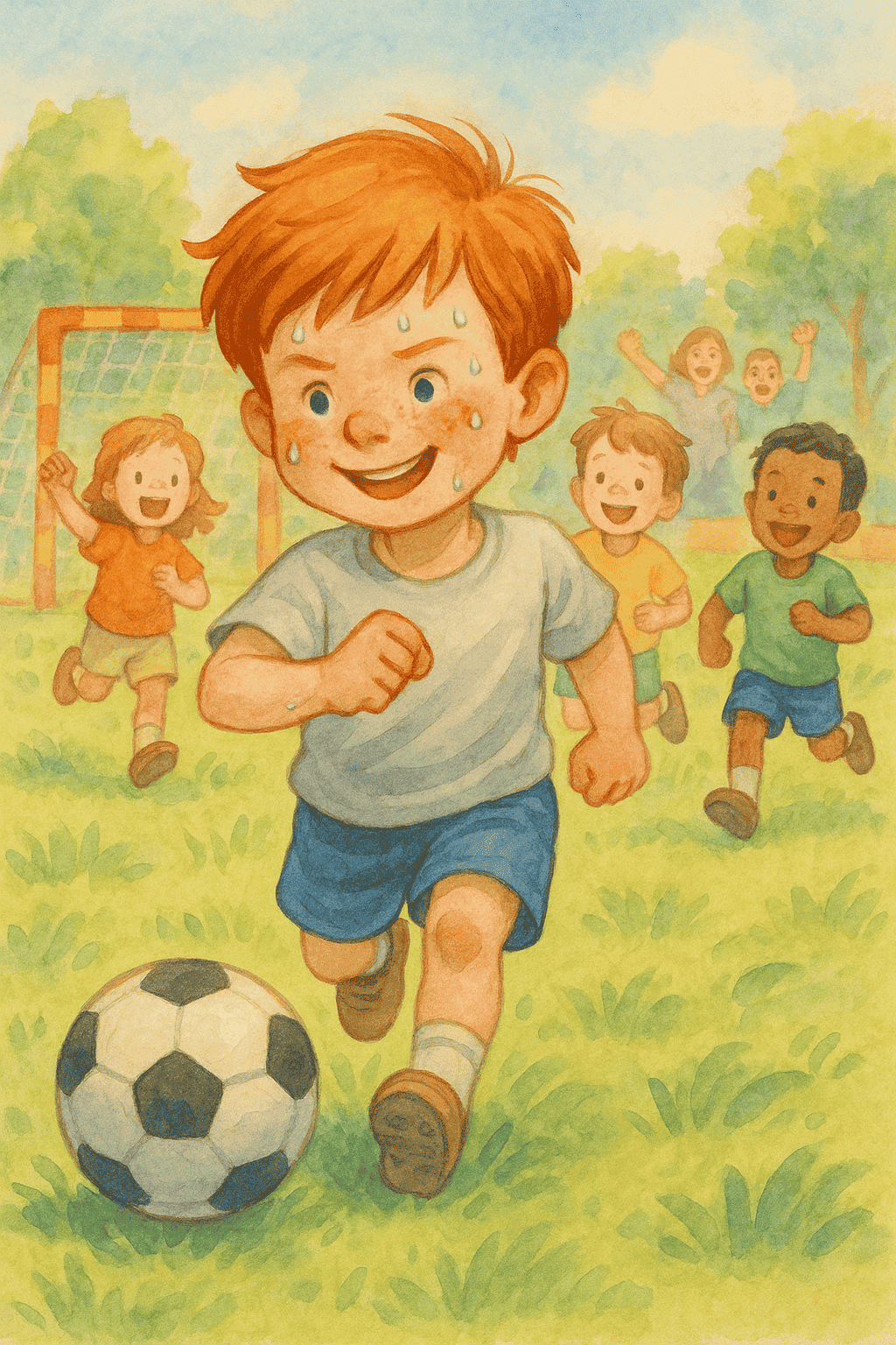 Illustration für Schweißtröpfchen   teamgeist