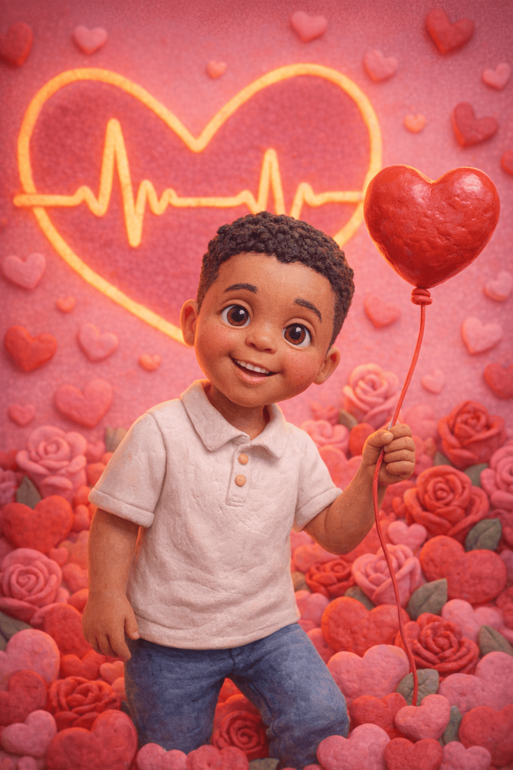 Herzschlag am valentinstag