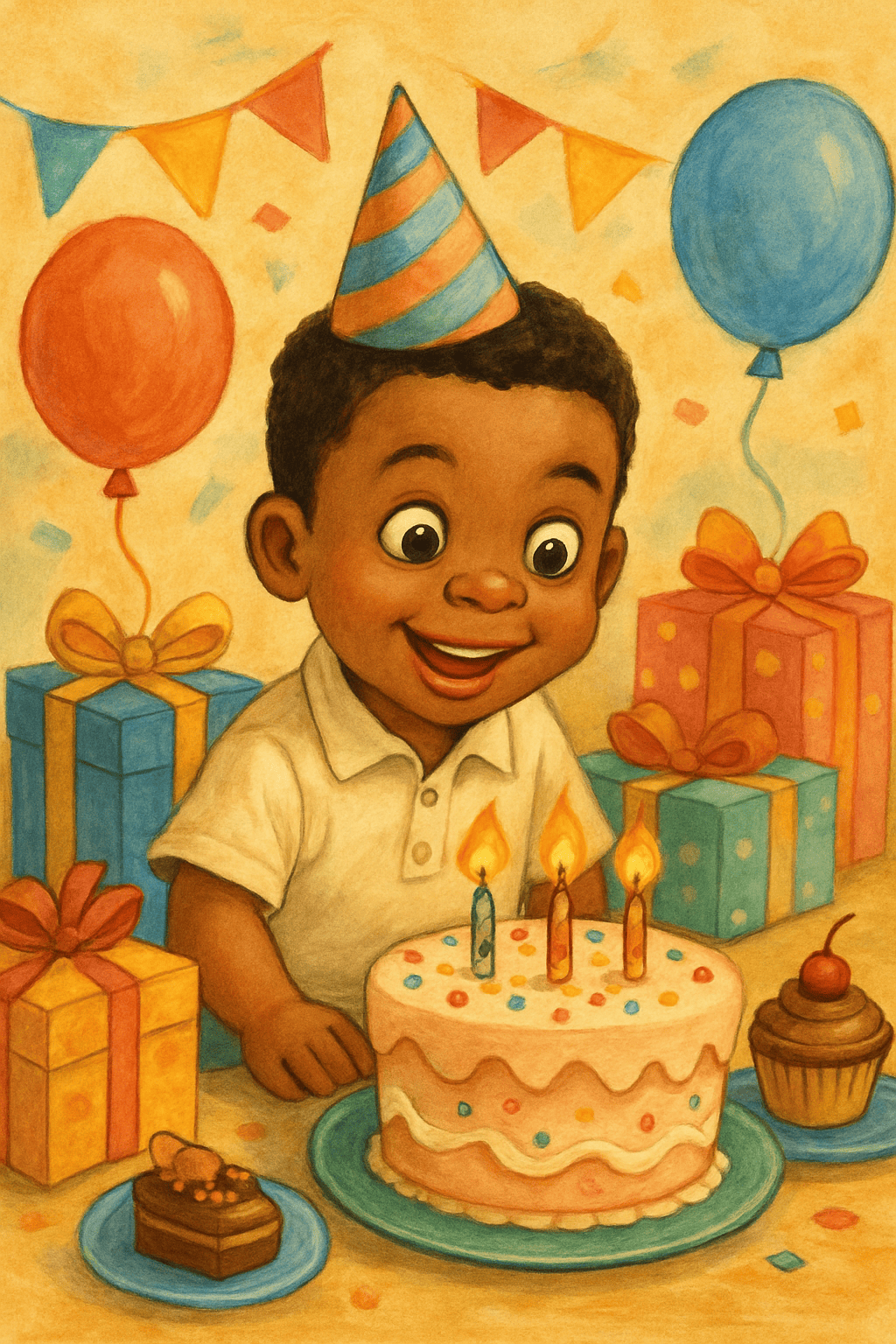 Geburtstagsüberraschungen und kuchenleckereien