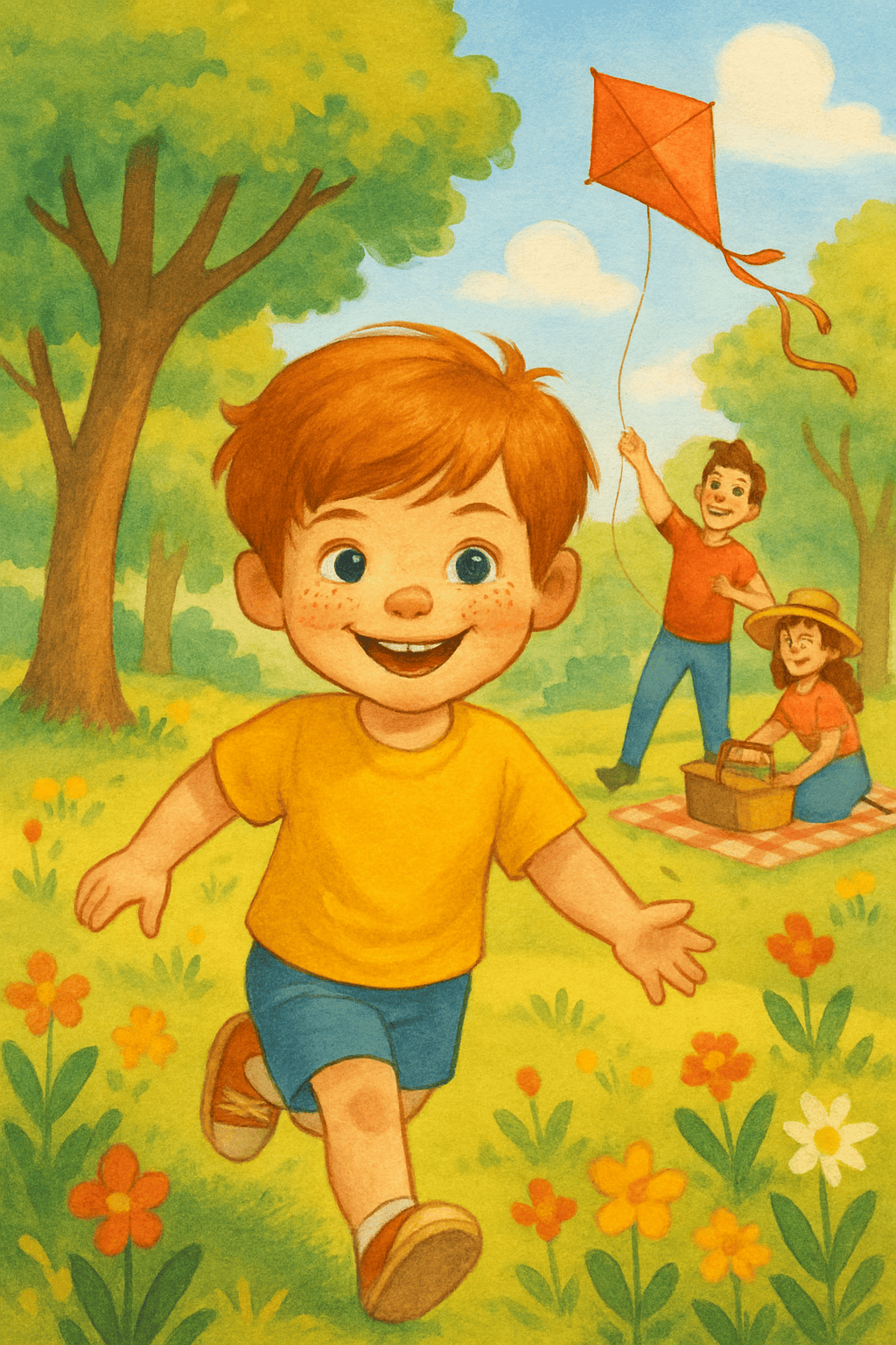 Sommerliche abenteuer mit der familie