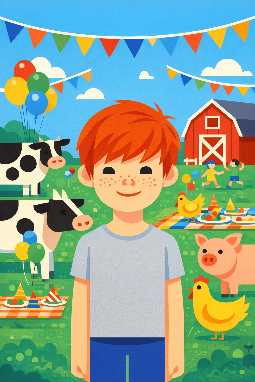 Fest auf dem bauernhof