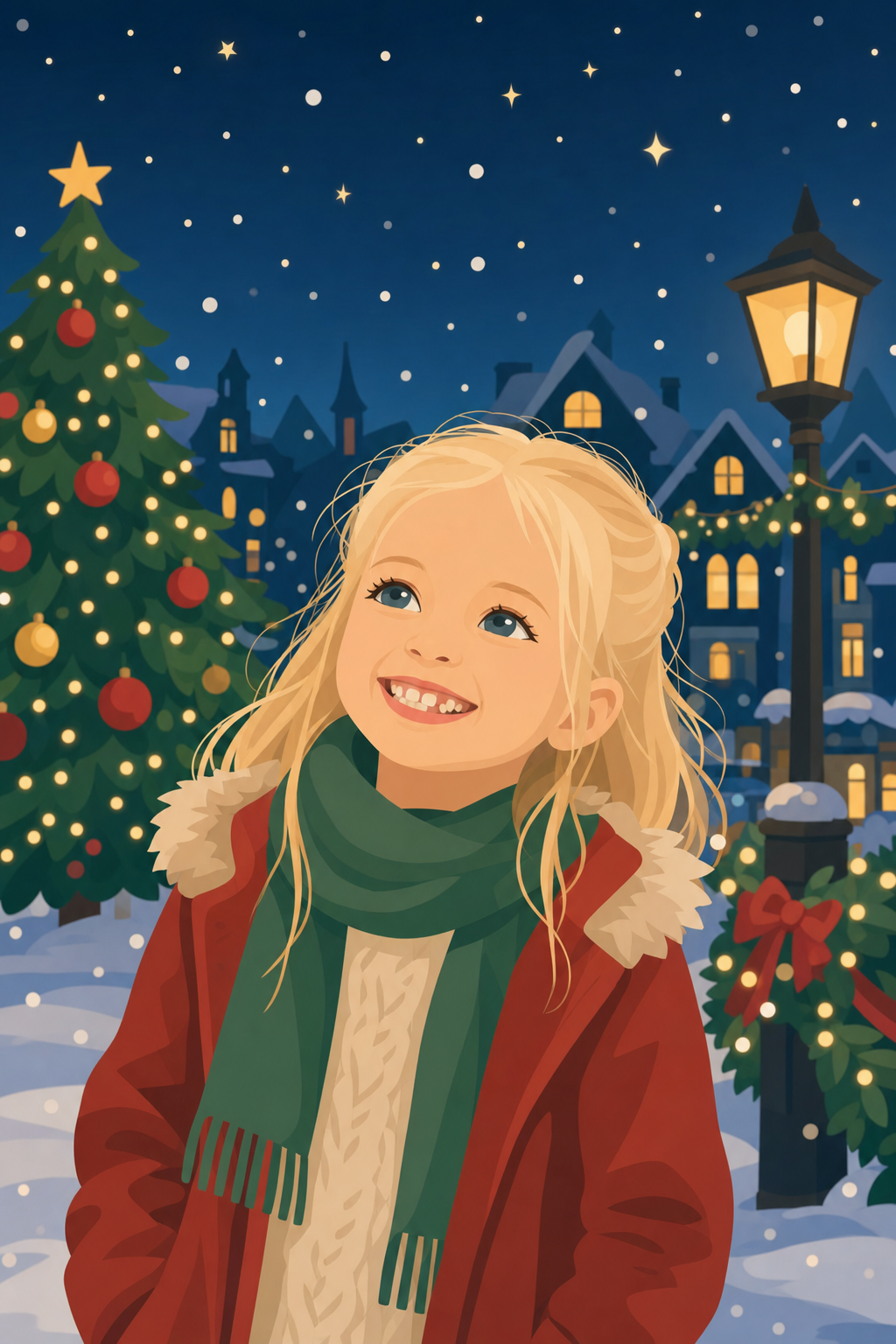 Sternenlicht mit kerst