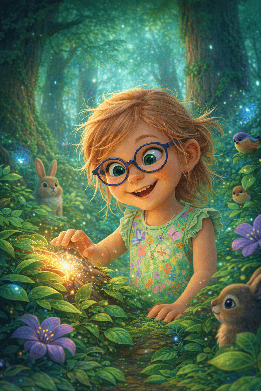 Das geheimnis des grünen waldes