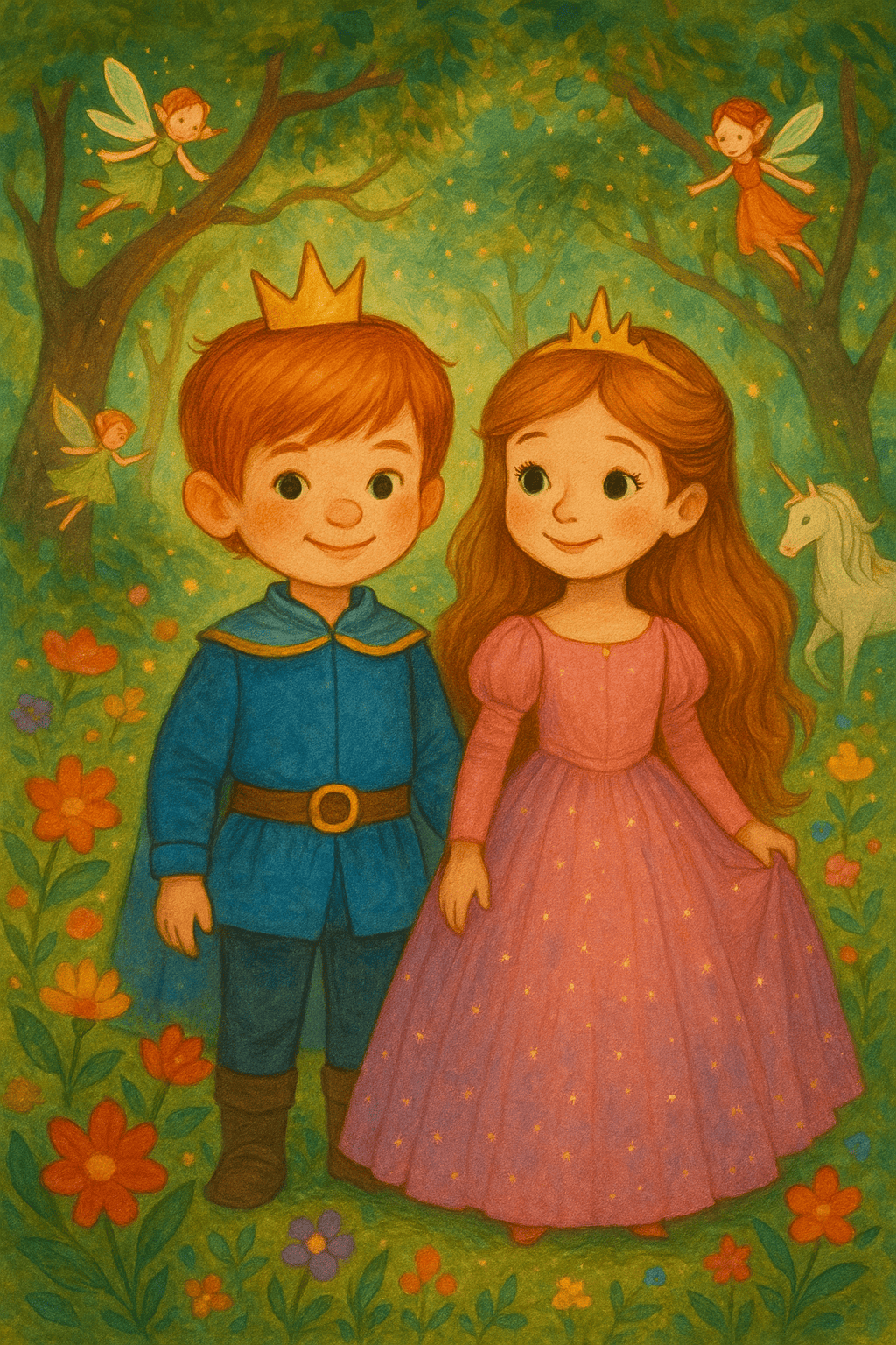 Illustration für Der verzauberte prinz und prinzessin