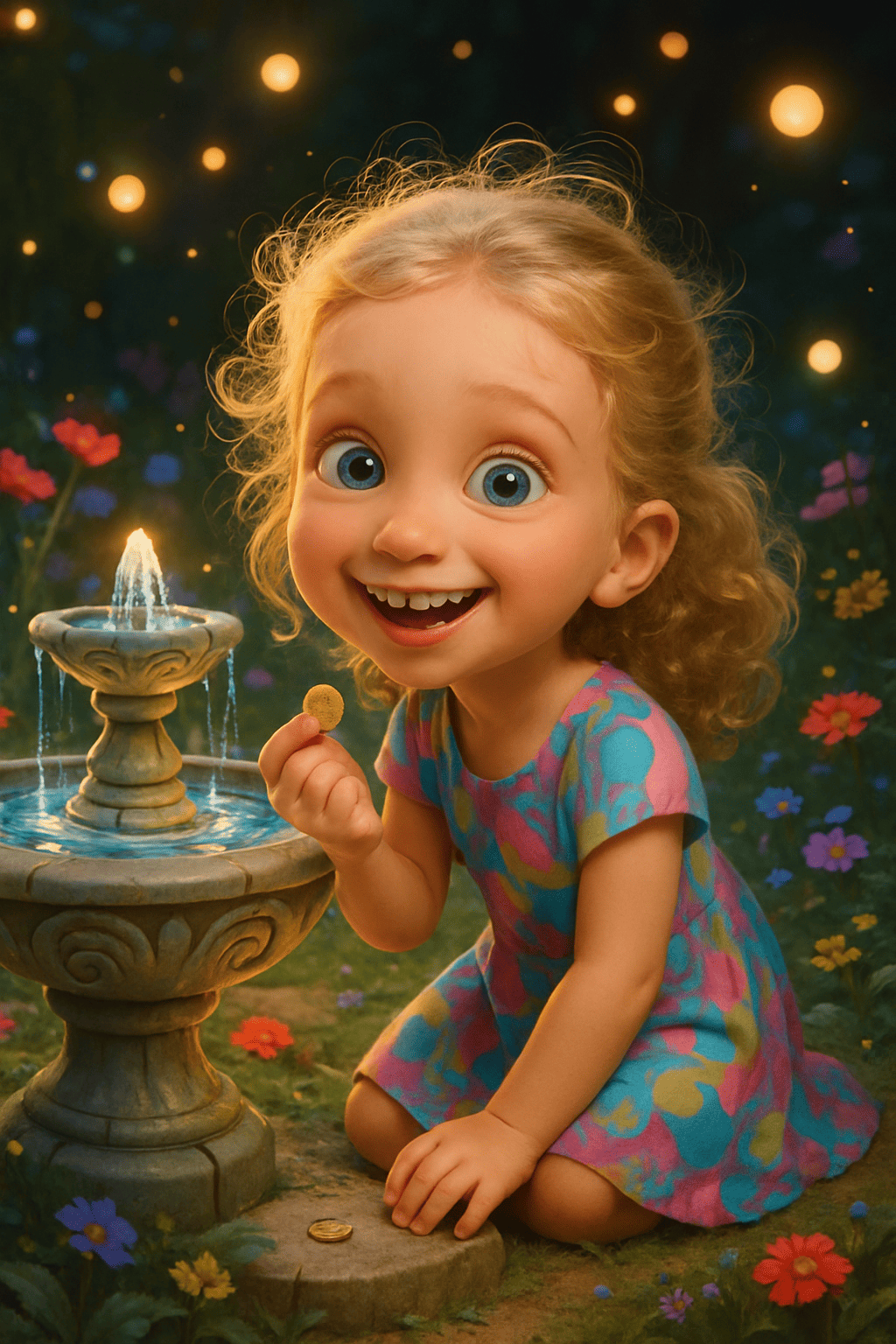 Der verzauberte wunschbrunnen