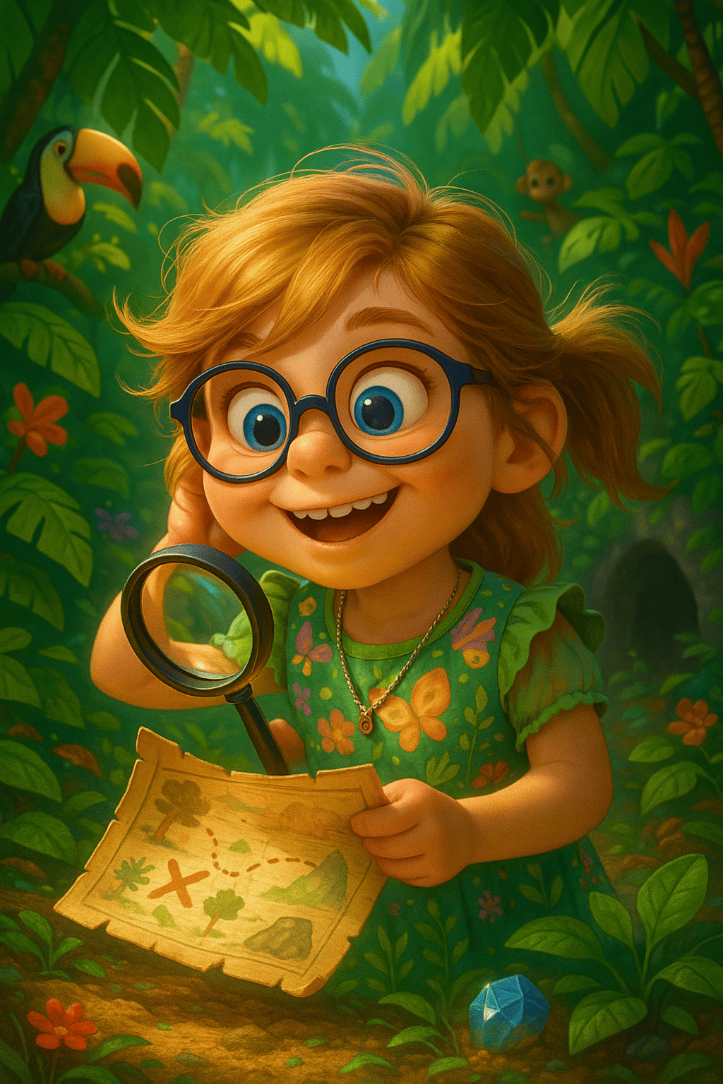 Illustration für Verborgen geheimnisse des dschungels