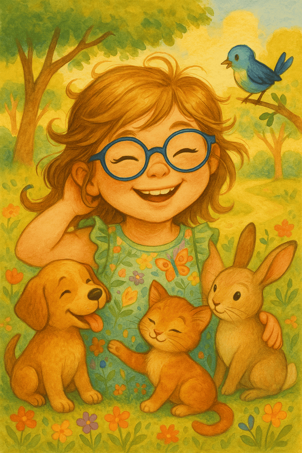 Illustration für Tiersliebe in aktion