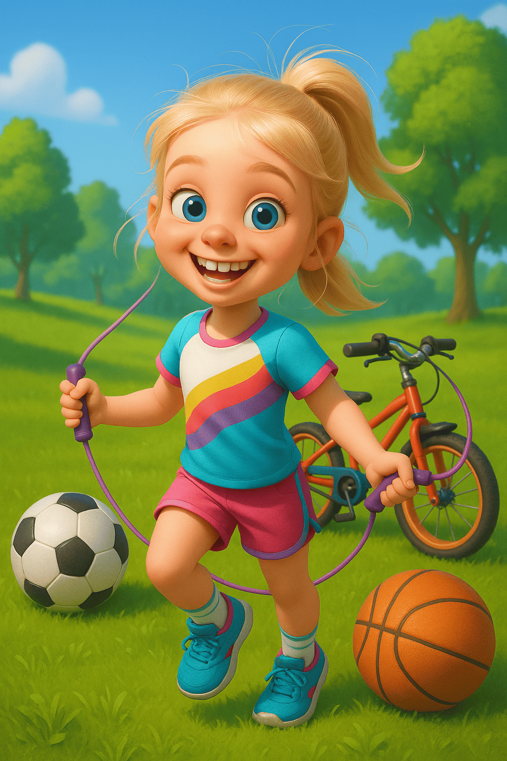 Illustration für Sportliches leben in bewegung