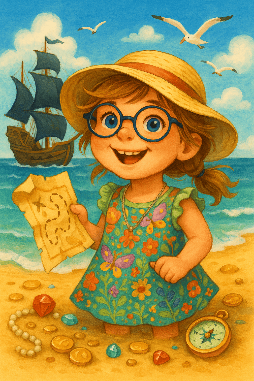 Illustration für Der schatz der schwarzen zeilen